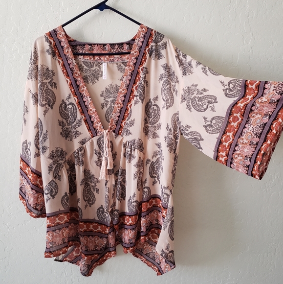 Xhilaration Boho Style top - Picture 5 of 13
